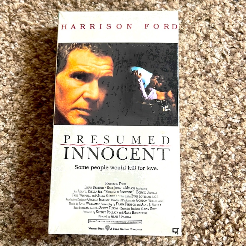 Presumed Innocent VHS Videotape
